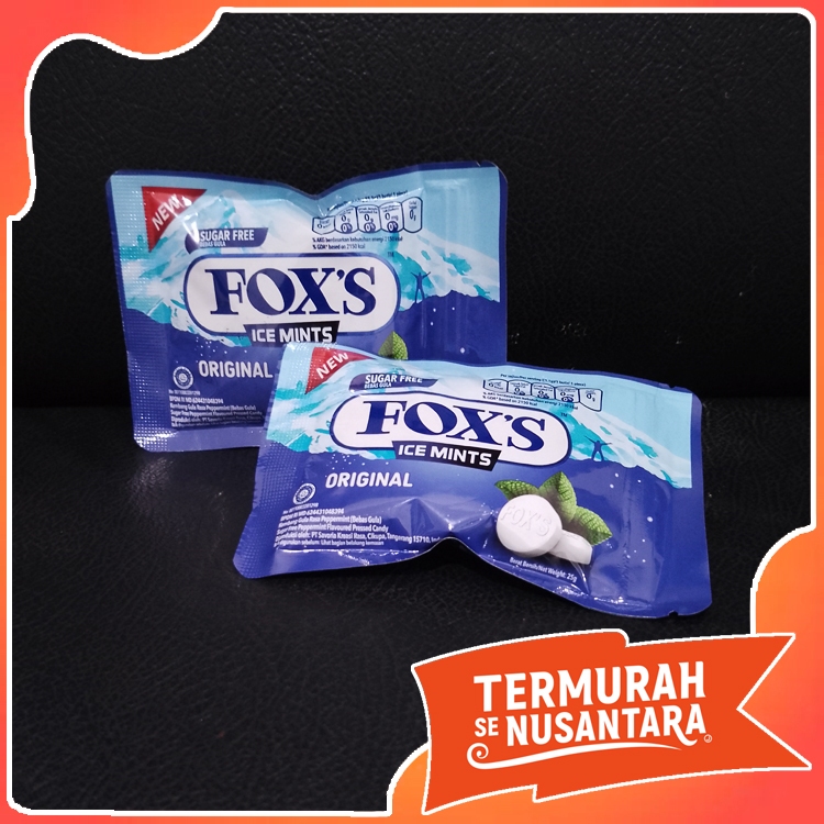 

Permen Foxs Ice Mints Original 25gr