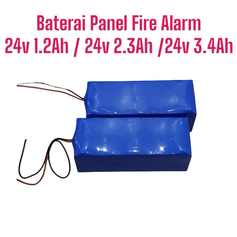 Baterai Panel Fire Alarm / MCFA 24V 1.2Ah 2.3Ah 3.4Ah / Battery VRLA 24v 1,2Ah 2,3Ah 3,4Ah - 24V2.3A