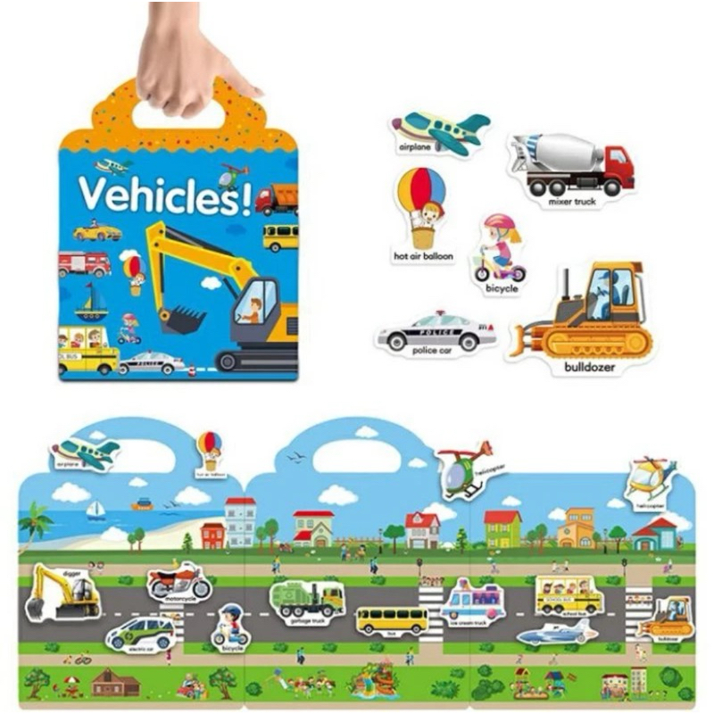 Buku Stiker Jelly Anak Reusable Activity Book