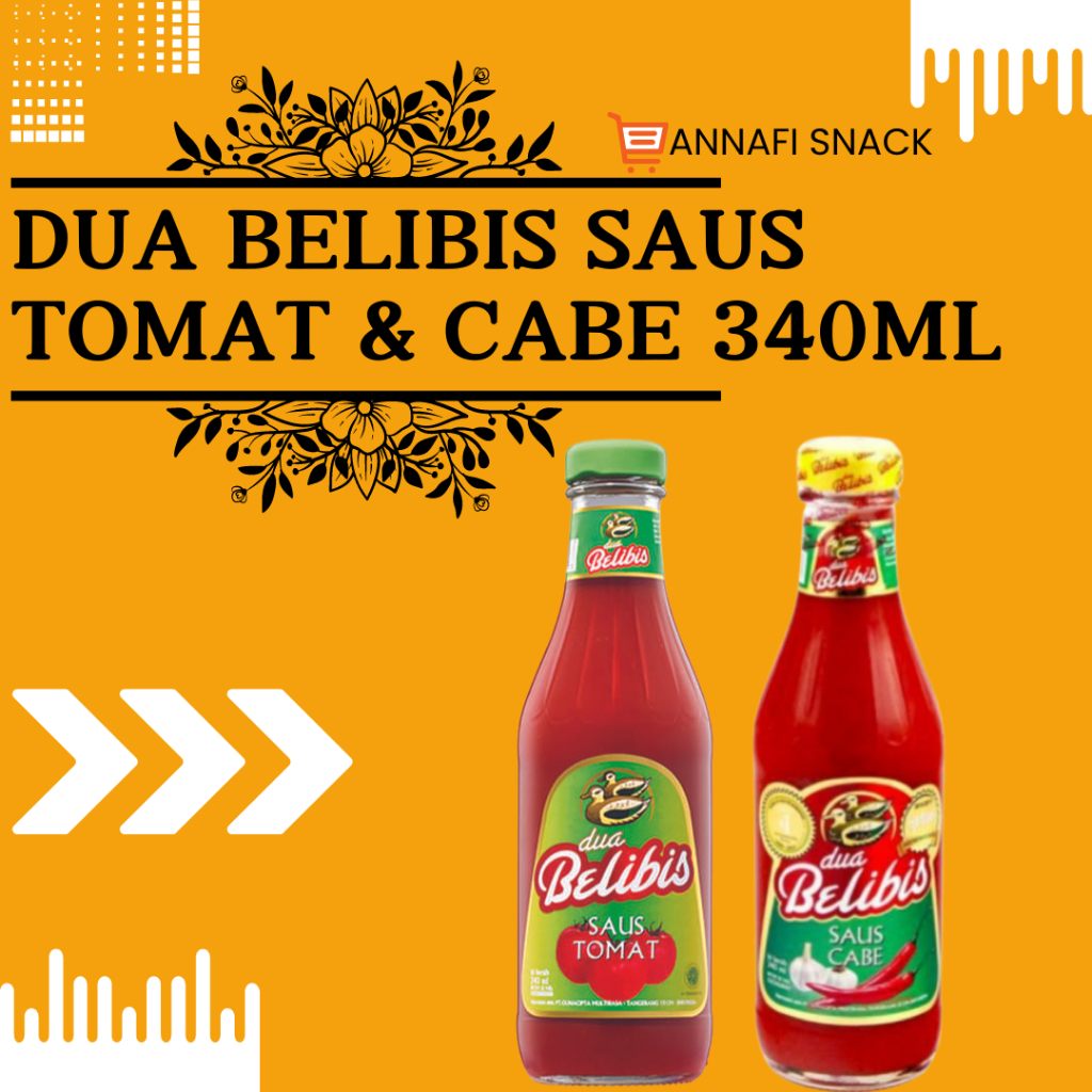 

SAUS DUA BELIBIS TOMAT & CABE 340ML // SAUS BOTOL