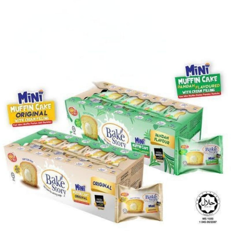 

WIN2 BOX CAKE BAKE STORY PANDAN ORIGINAL 320GR/20gr KUE BAKE STORY PANDAN