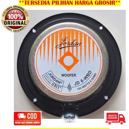 EKSTRA PROMO AUDAX Speaker 6 Inch 15 Watt JD 6WBD Woofer ASLI