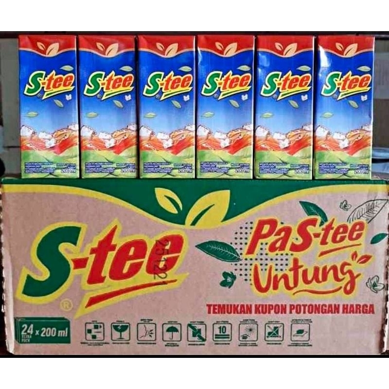 

S-tee Kotak Dus 200 ml 1 dus isi 24 pcs