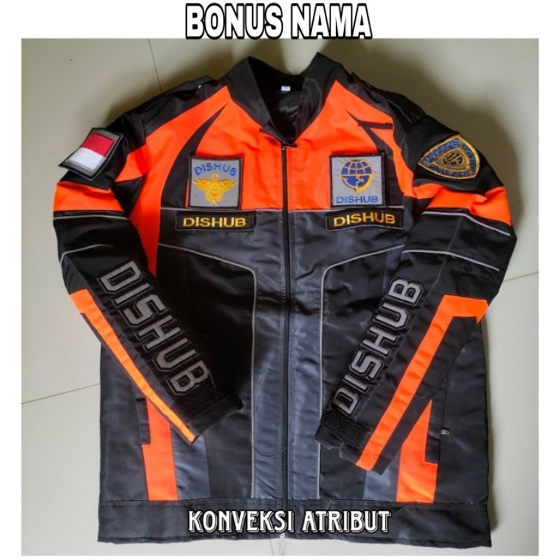 jaket dishub orange