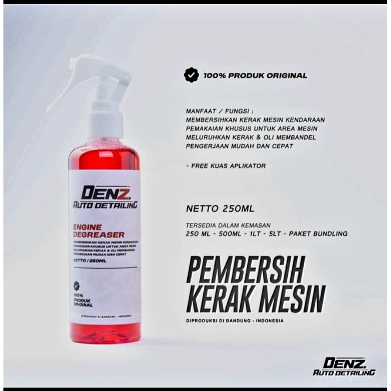 promo ENGINE DEGREASER ORIGINAL DENZ AUTO DETAILING UK 250 ml