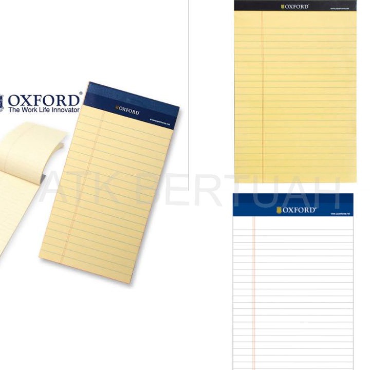 

PRODUK UNGGULAN OX A4 B5 A5 MINI LEGAL PAD NOTEPAD BUKU MEMO NOTES SOBEK ATAS