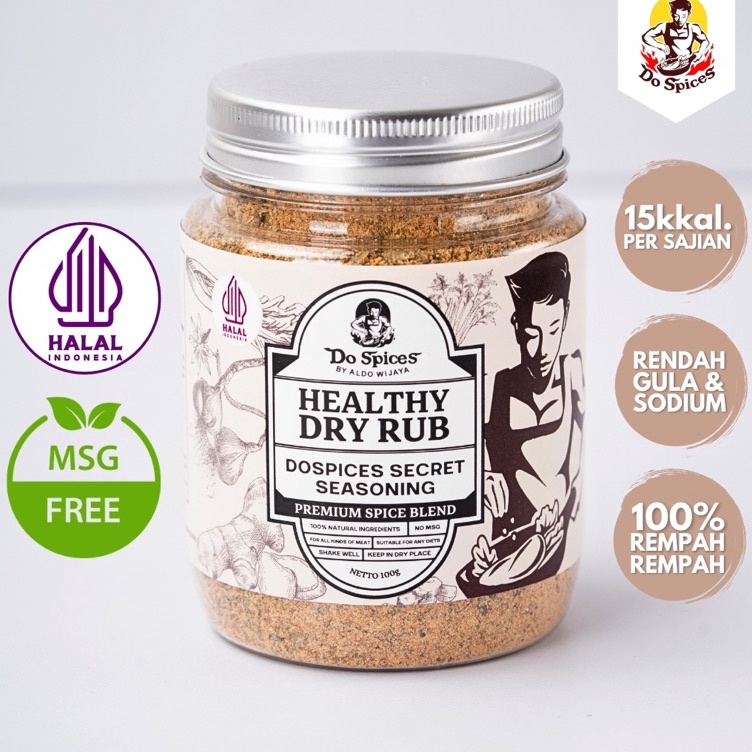 

Harga Grosir Dospices Healthy Dry Rub Bumbu marinasi rendah kalori Secret seasoning