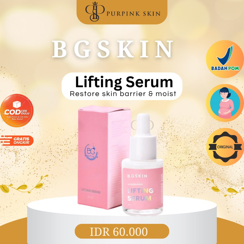 Bg Skin Beauty Glow Lifting Serum skincare perawatan kulit wajah pemudar noda hitam