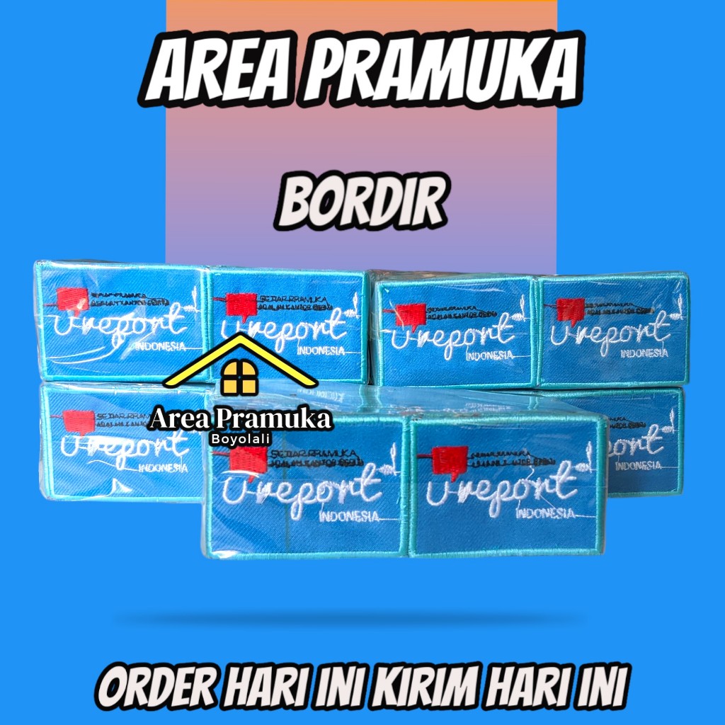 Tiska u report bordir / tiska u report pramuka