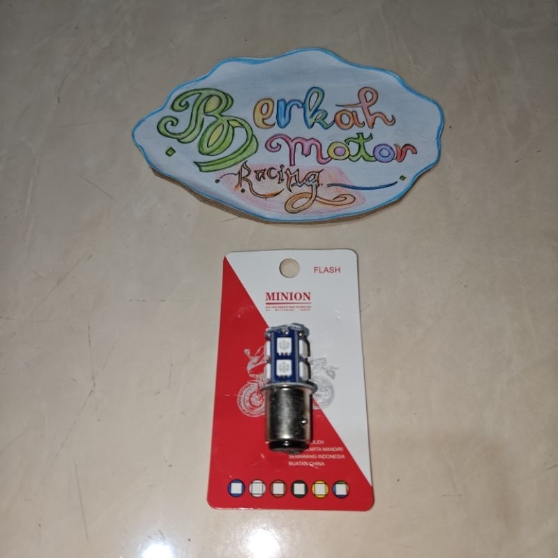 LAMPU STOP LED FLASH  BELAKANG JAGUNG 13 MATA KEDIP