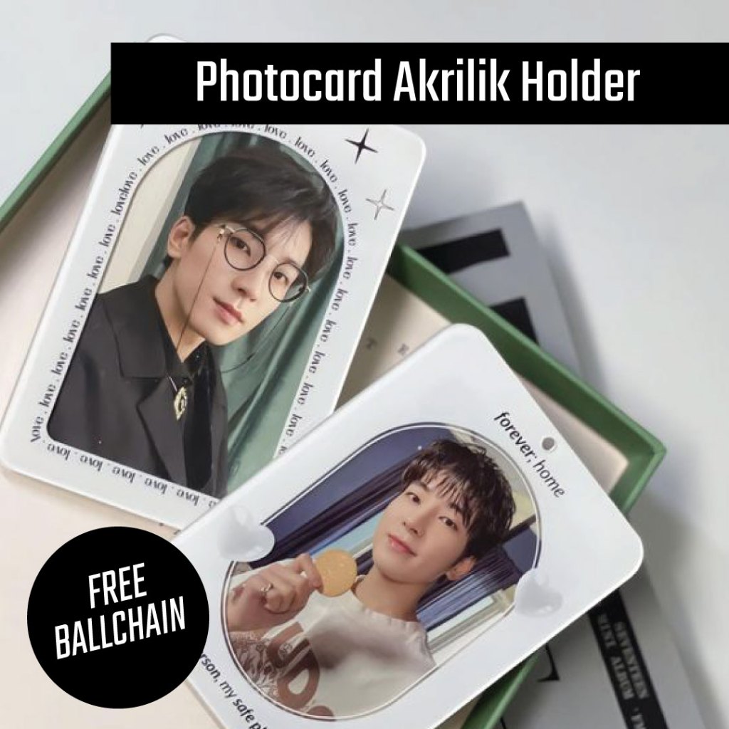 Photocard Holder | Custom Acrylic Frame Photocard | Akrilik Photocard Holder Custom |  PC Holder | A