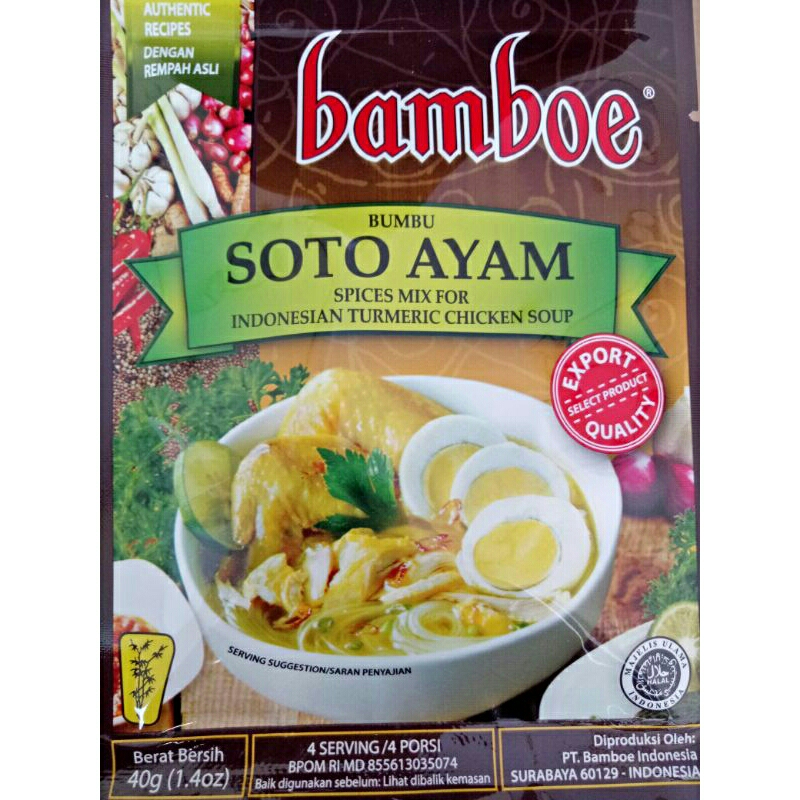 

BUMBU BAMBOE INDONESIA RASA SOTO AYAM