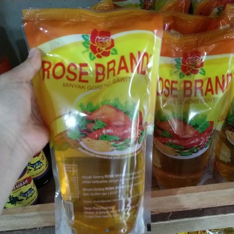 

minyak goreng Rose brand kemasan 1L