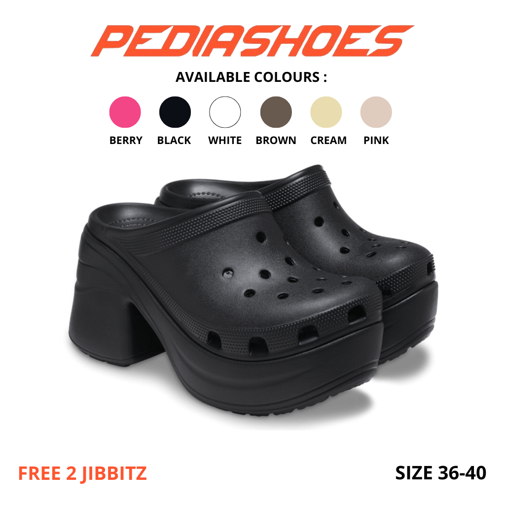 CROCS SIREN CLOG/SANDAL CROCS SIREN CLOG WANITA/SANDAL CROCS WANITA/CROCS SIREN -  TINGGI 10CM