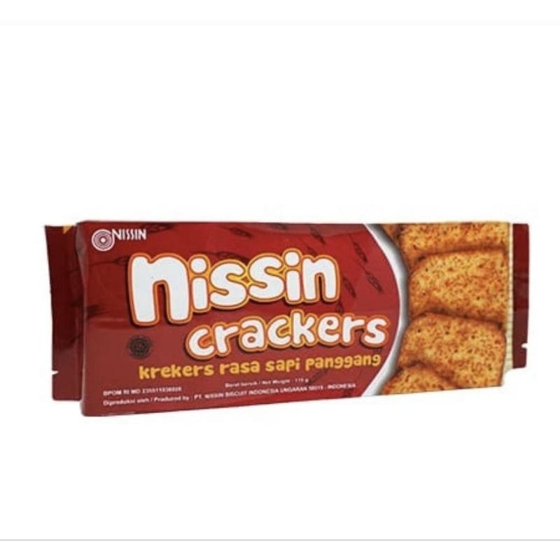 

Nissin Crackers Sapi Panggang - Niisin Crackers Rasa Sapi Panggang 115g