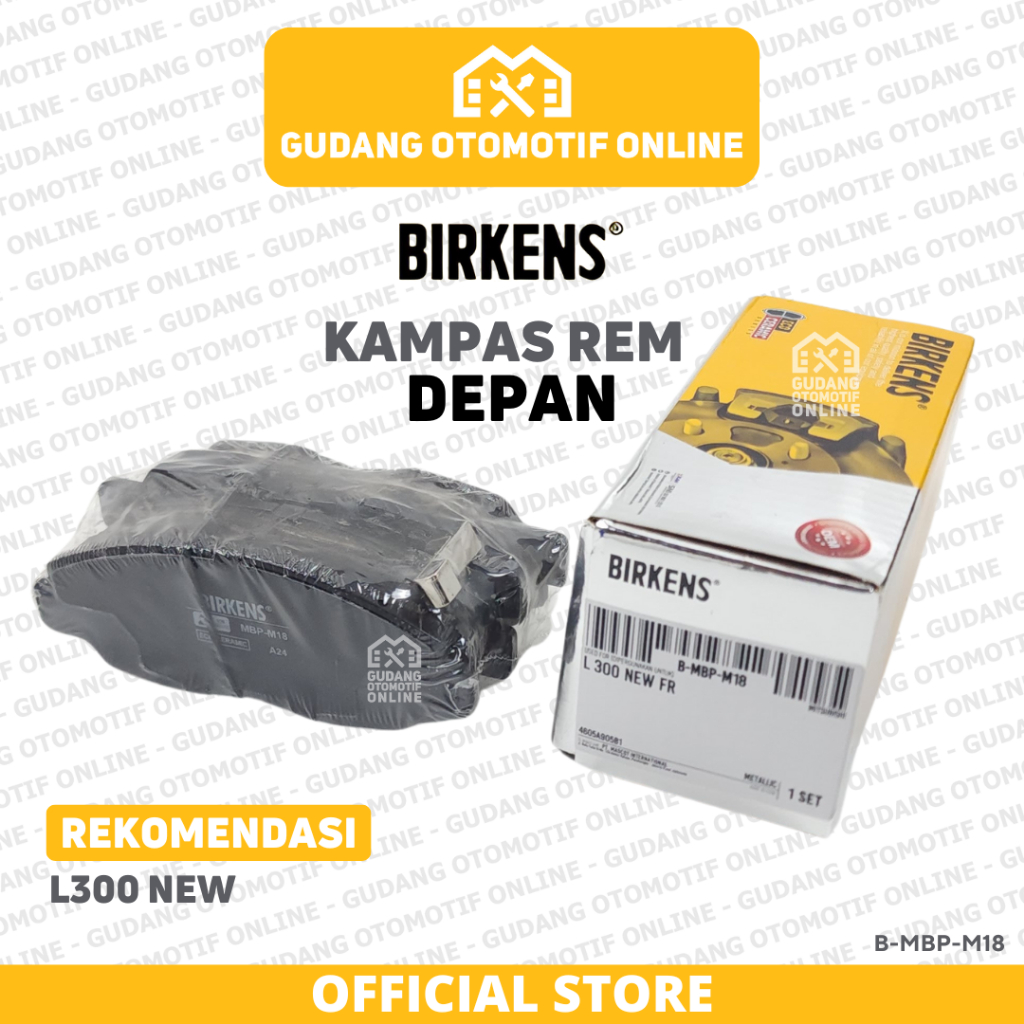 Kampas Rem Depan L300 L 300 New Birkens Original –  Brake Pad