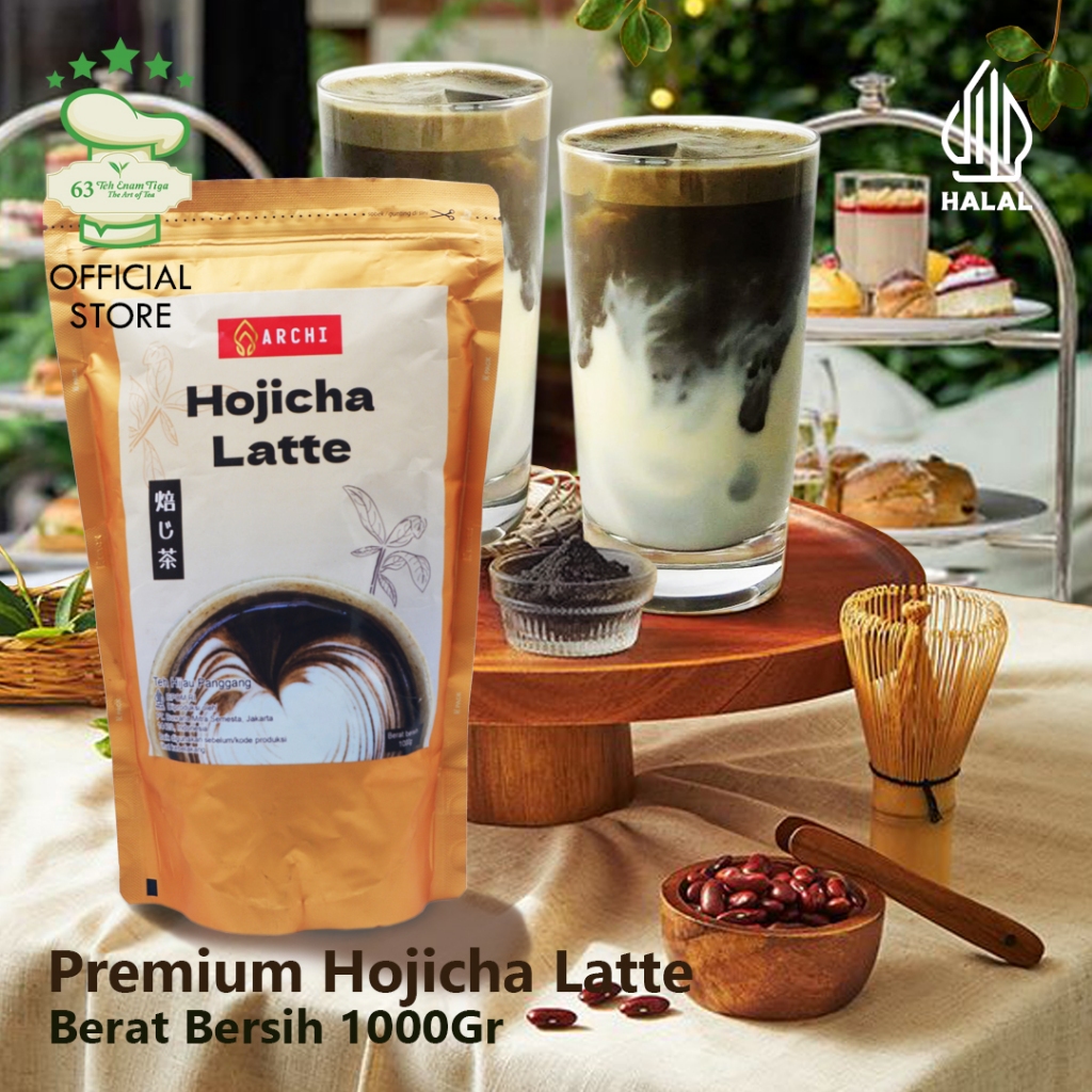 

Teh 63 - ARCHI Hojicha Latte Premium 1000gr 1kg - Food Service