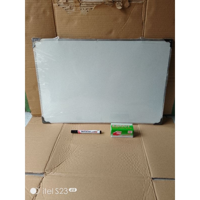 

Papan Tulis White / Black Board 40 X 60 Bonus Spidol Dan Penghapus