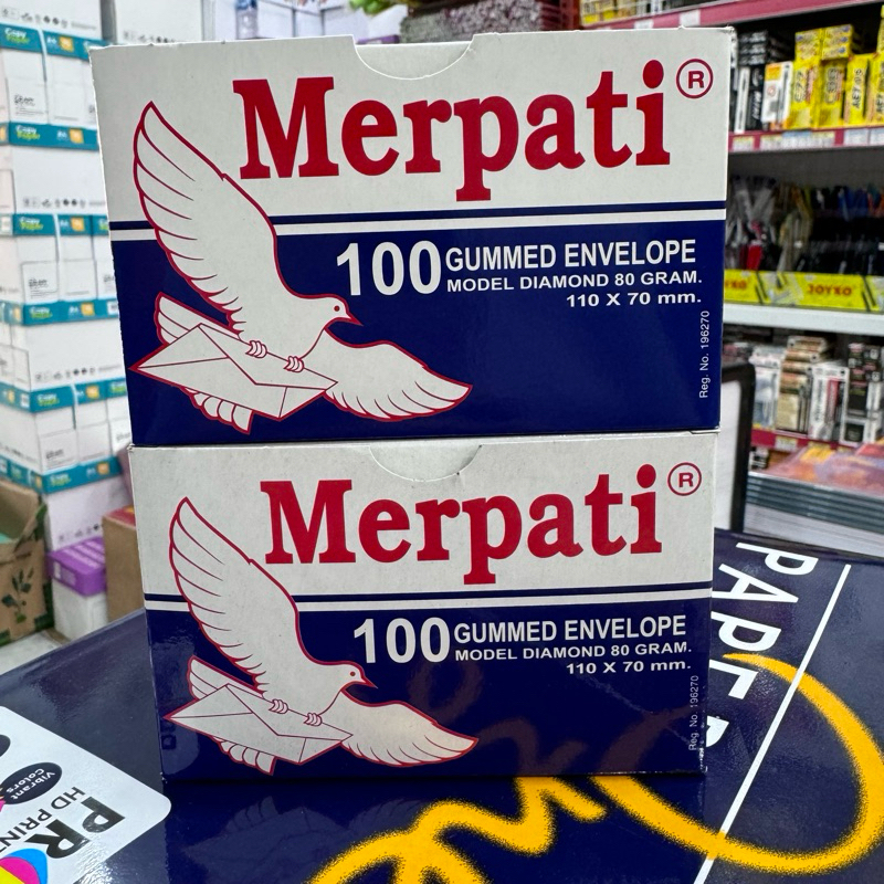 

AMPLOP MERPATI MINI KIKY 110x70mm (1pak isi 100pcs)