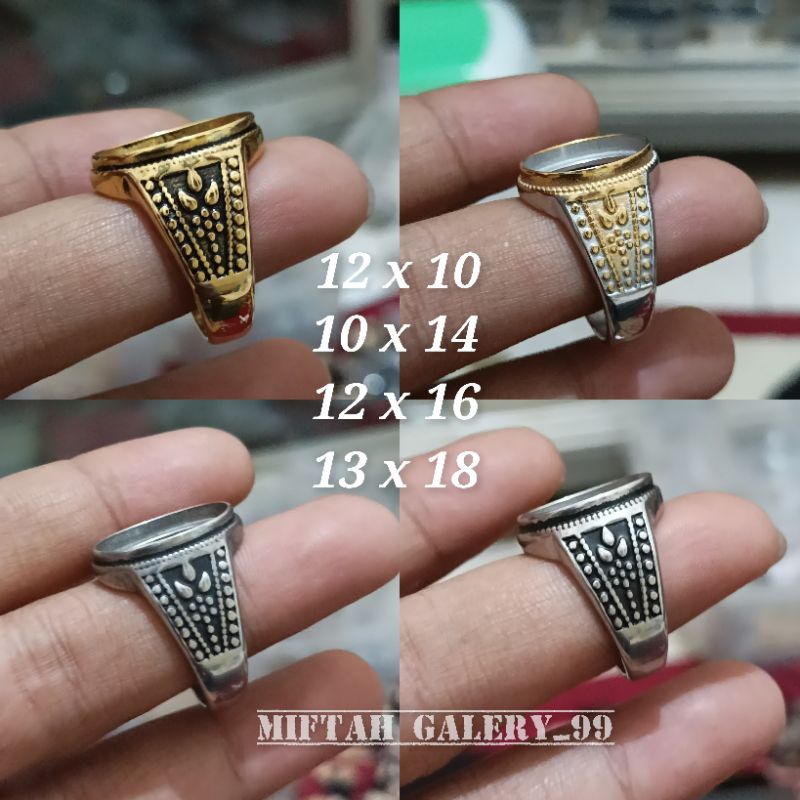 Emban cincin titanium super 10x14 12x16 13x18 12x10