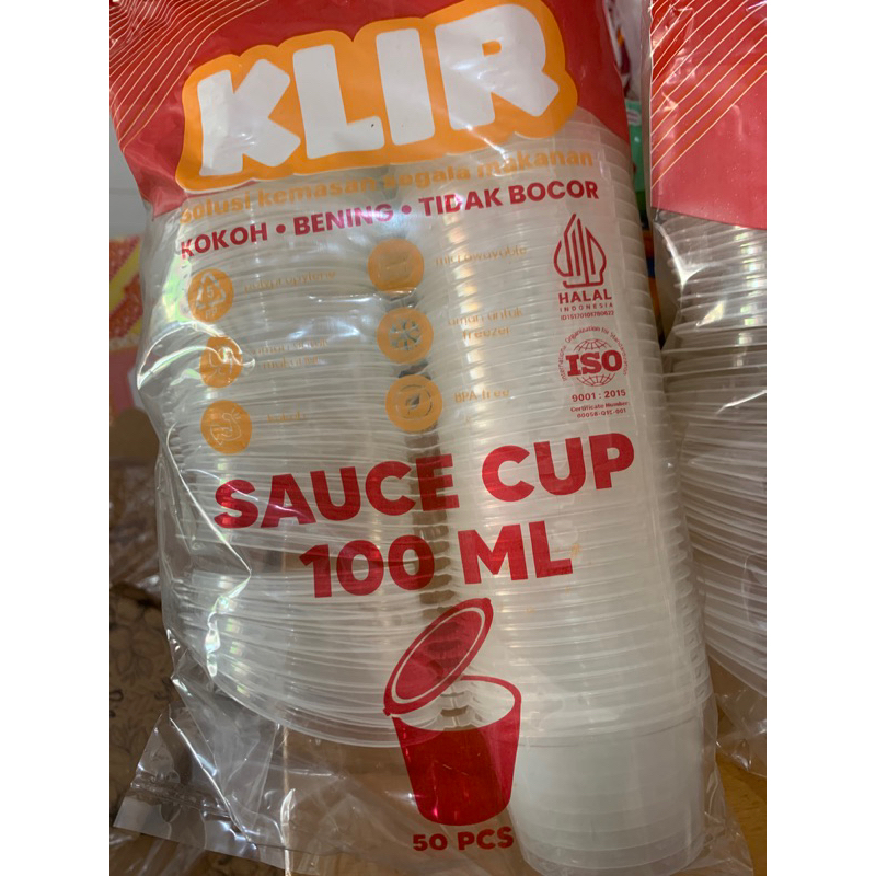 SAUCE CUP 100ml KLIR