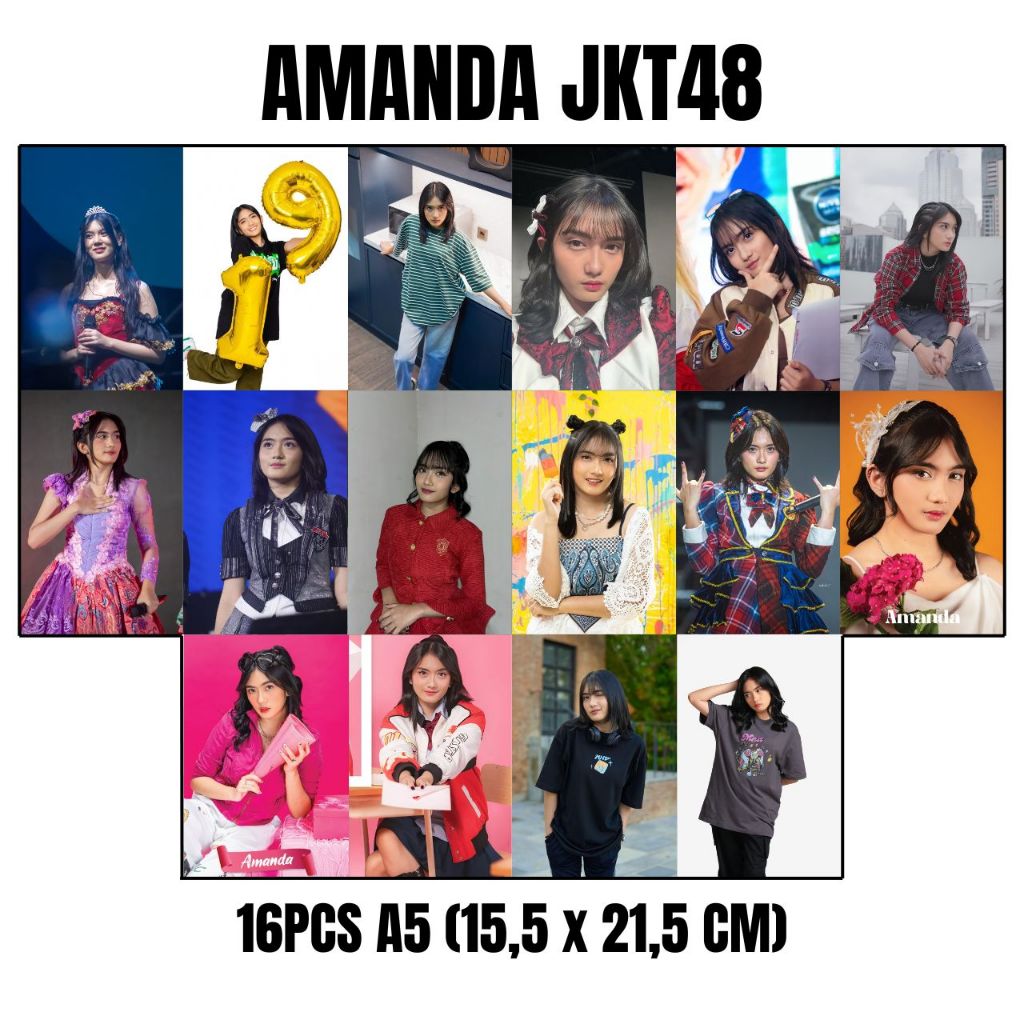 Poster dinding Amanda JKT48