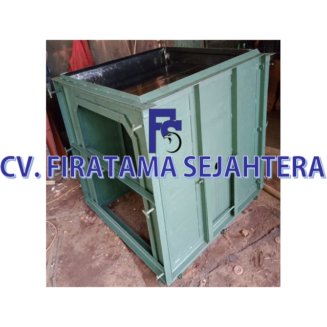 Cetakan Uditch Beton - Cetakan U-ditch Beton 100 x 100 x Panjang 120 cm