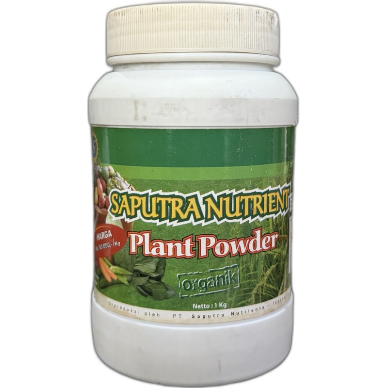 SAPUTRA NUTRIENT PLANT POWDER ORGANIK 1 KG / PUPUK NUTRISI METABOLISME TANAMAN 1KG