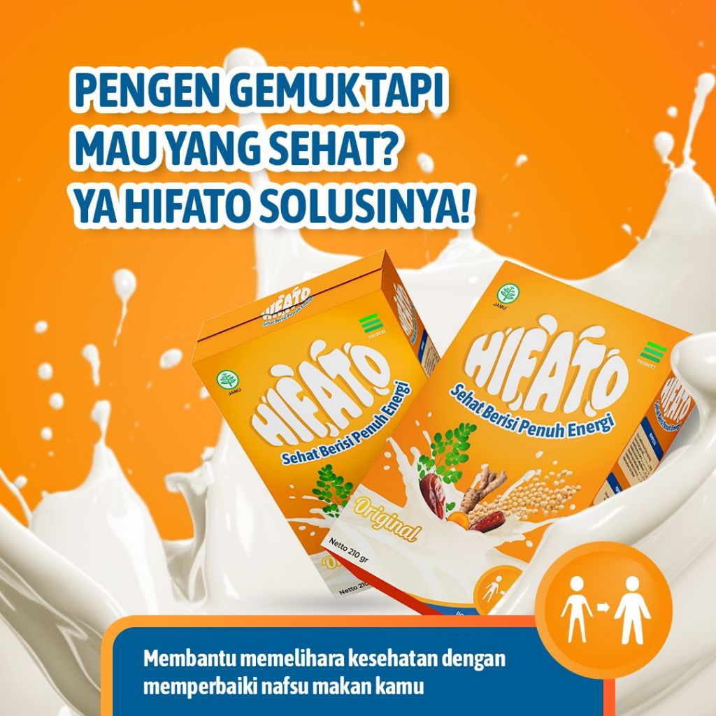 

HIFATO Kids - Susu Penambah Berat Badan Anak Original