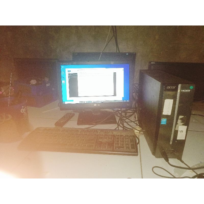 pc acer aspire siap pakai core i5 gen4
