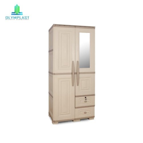 Olymplast Lemari Baju 2 Pintu / Lemari Plastik - OTC 02P Modern BATAM