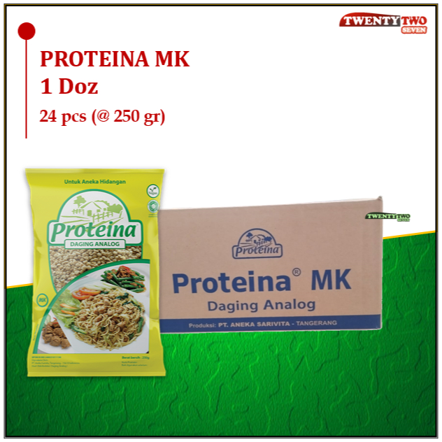 

Proteina MK 1 Doz (@250 Gram) - 24 Pcs Protein Nabati