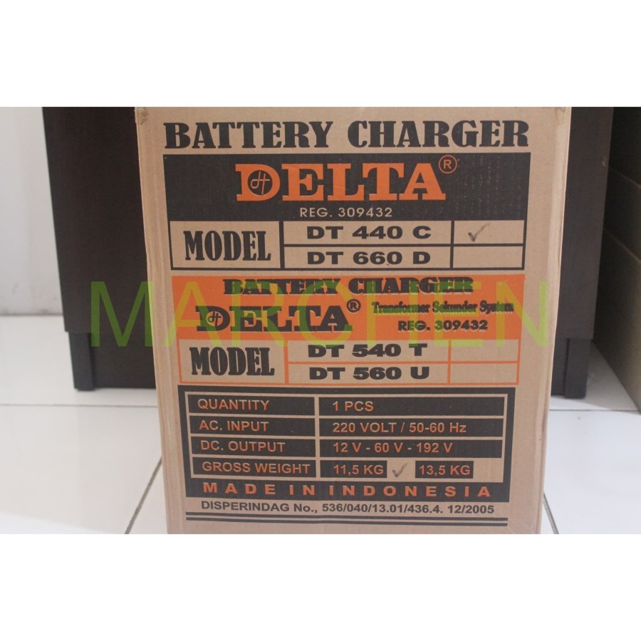 BATTERY CHARGER CHARGER ACCU CARGER AKI 40A 40 AMPERE DELTA DT - 440C