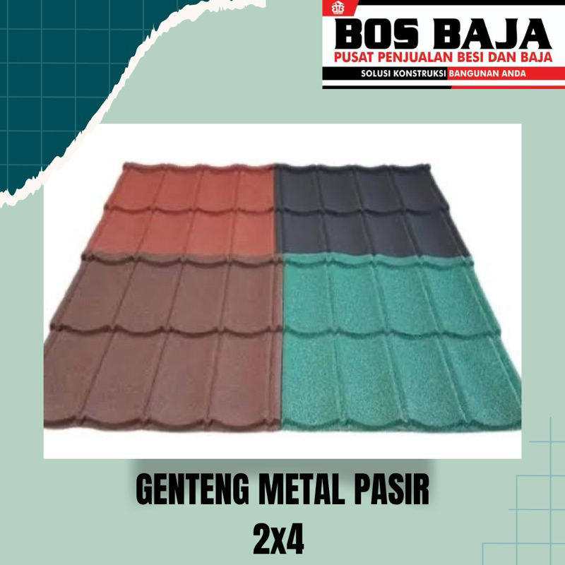GENTENG METAL PASIR 2x4