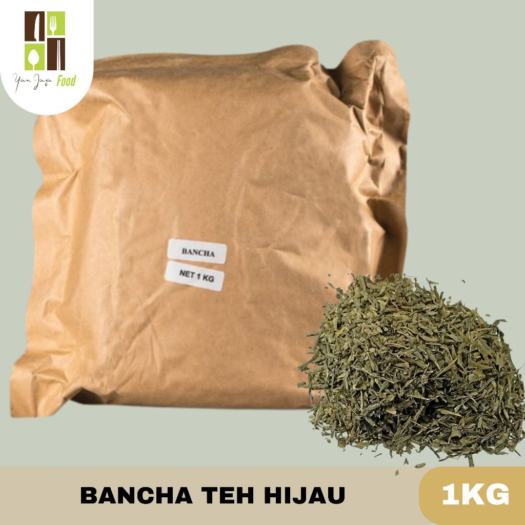 

Bancha Teh Hijau Jepang / Japanese Green Tea / Ocha / Bubuk / Seduh / Kemasan 1 KG