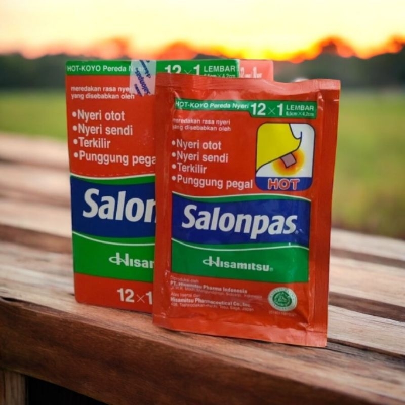 salonpas hot 12x1_10sachet/12lembar