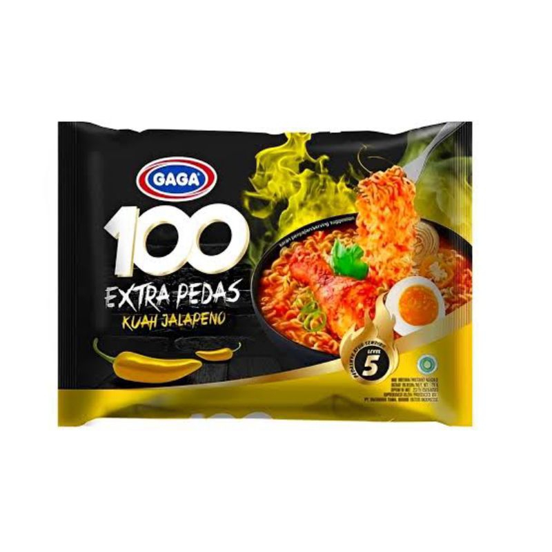 

GAGA 100 Level 5 Kuah Jalapeno Paket isi 10s
