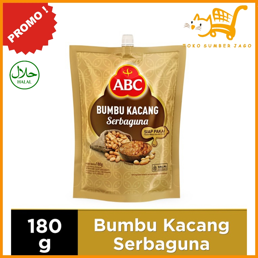 

ABC Bumbu Kacang Serbaguna 180gr