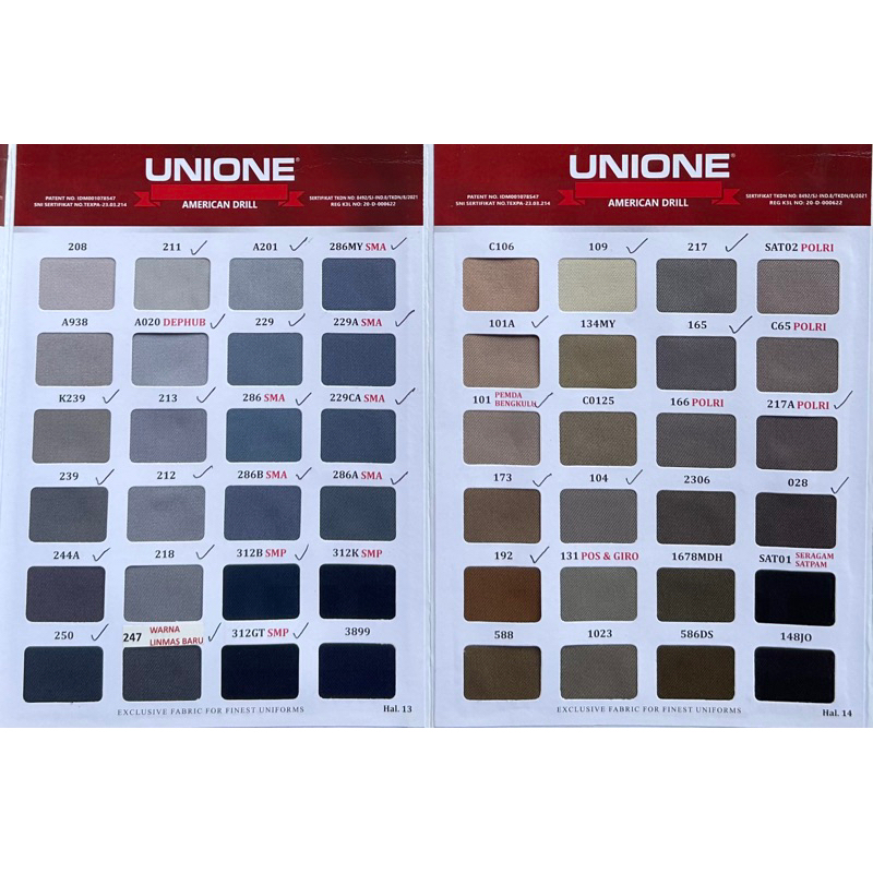 KAIN UNIONE BY ESPERO AMERICAN DRILL #1616