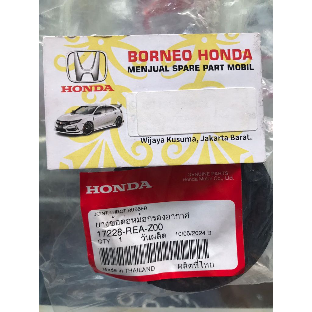 JOINT THROTTLE BOK AIR FILTER KARET SELANG HAWA JAZZ GD3 CITY GD8 IDSI VTEC 2003 - 2008 HONDA 17228-