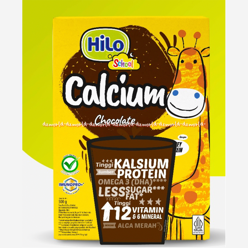 

Hilo School 500gr Calcium Chocolate Susu Coklat Remaja Tinggi Kalsium Protein Less Sugar 12Vitamin Hailo Skul Imunopro Cokelat