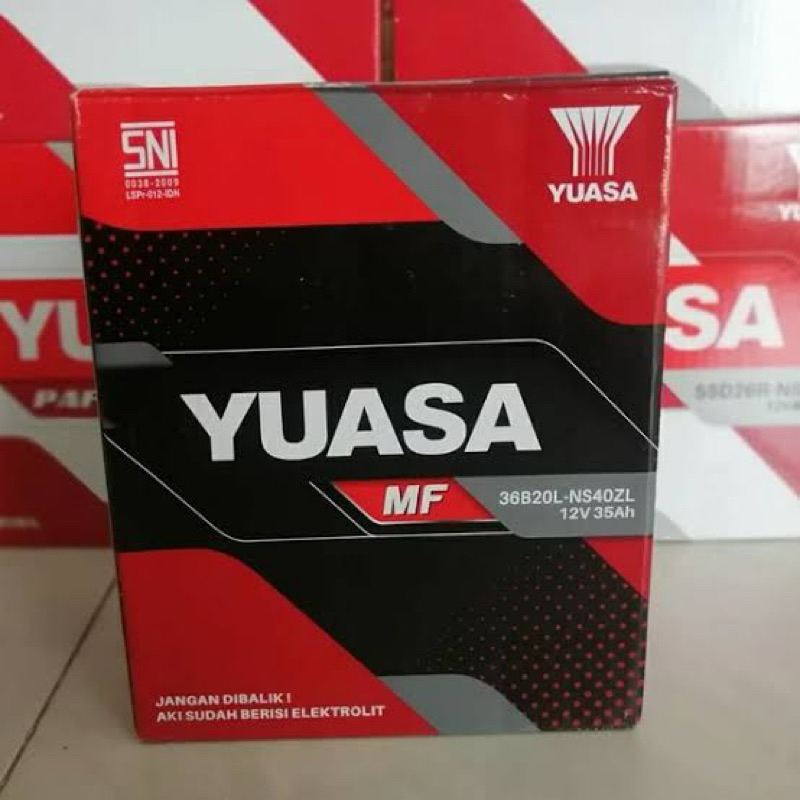 Aki Yuasa NS40ZL MF | Aki Kering Mobil Calya, Agya, Sigra, Brio, Mobilio, Ignis & Ayla