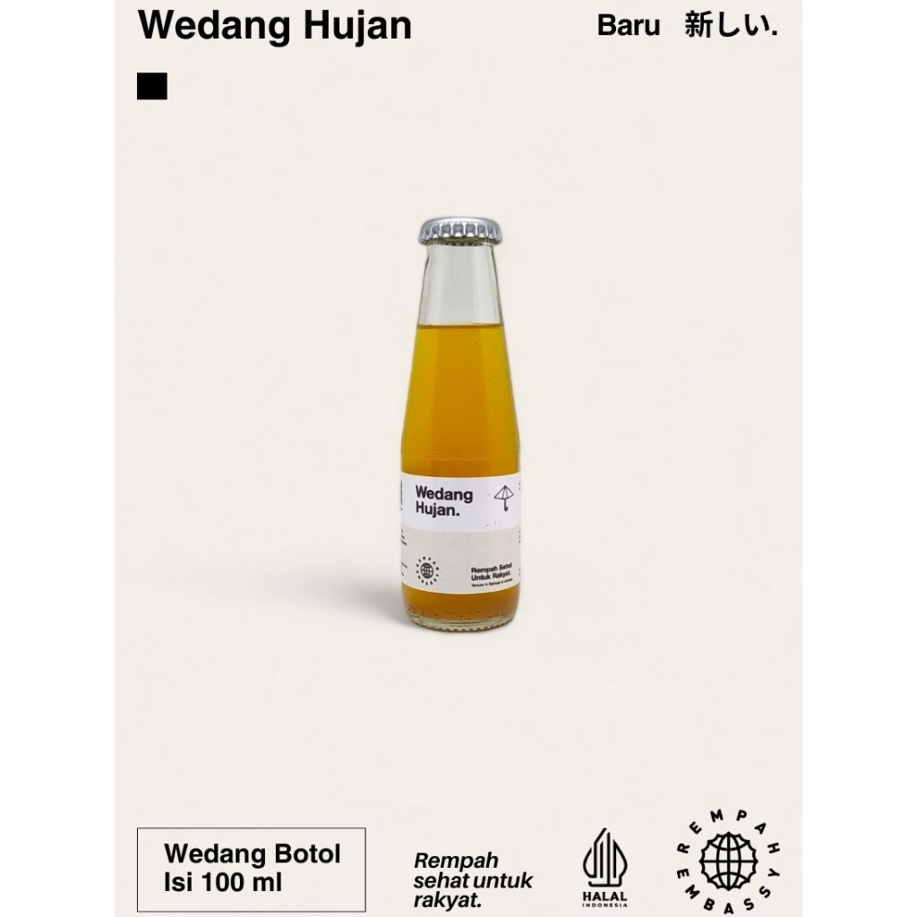 

Jahe Lemon Wedang Hujan Minuman Kesehatan kemasan bottle 100ml
