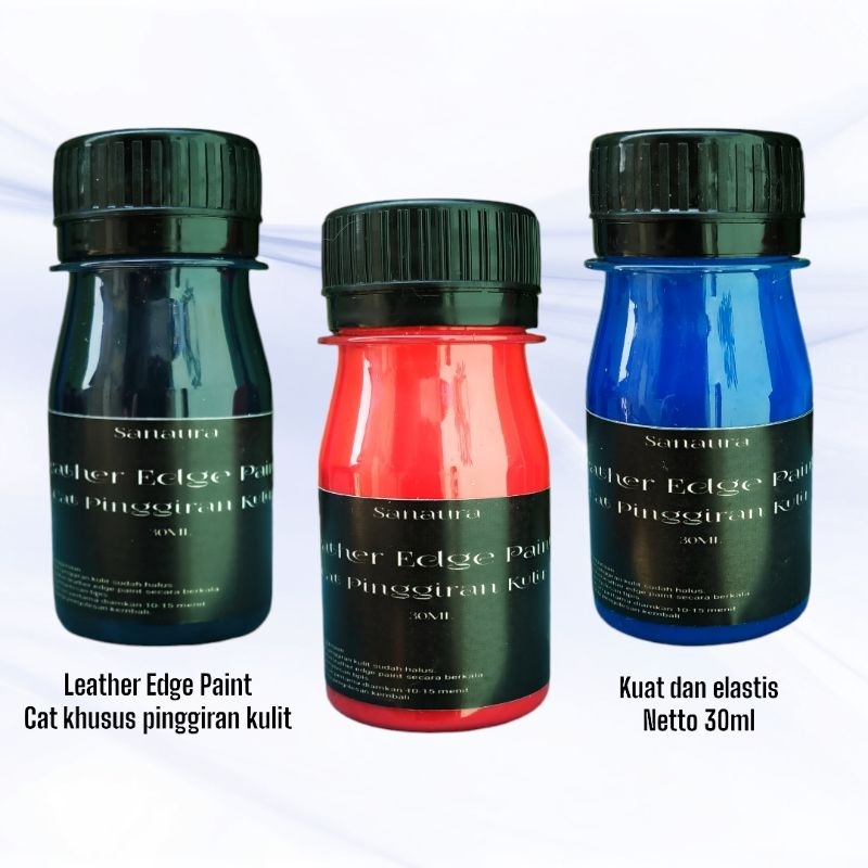 leather Edge Paint / cat pinggiran kulit / cat khusus untuk pinggiran produk kulit / Cat pinggiran k