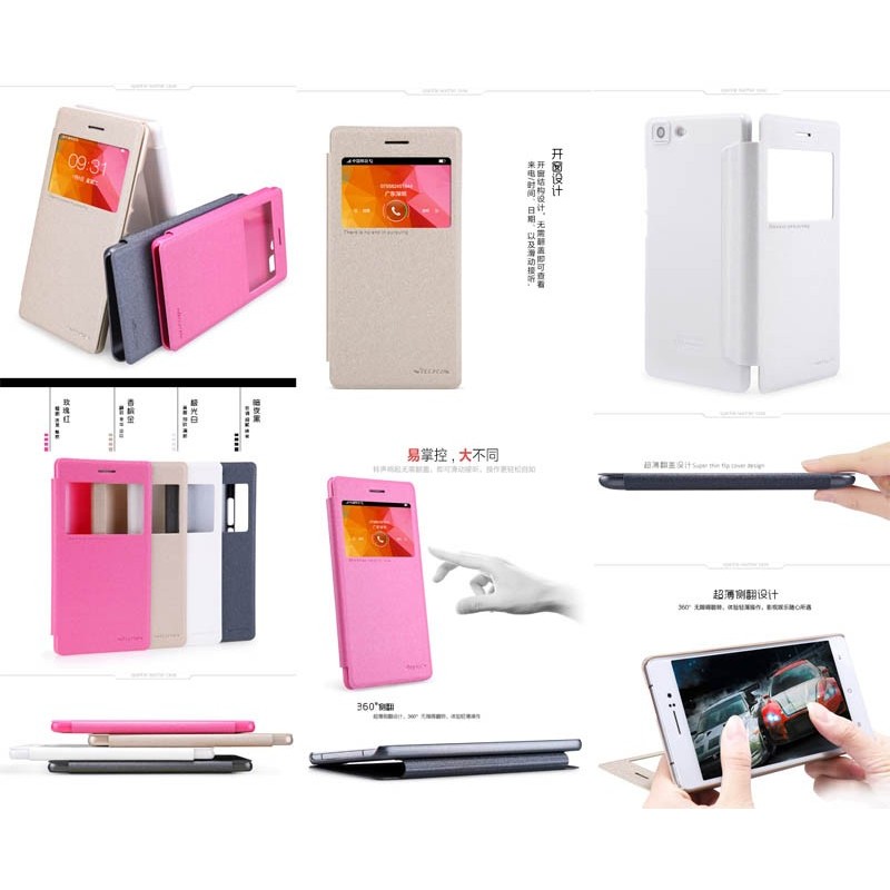 OPPO R5 NILLKIN BOOK LEATHER CASE