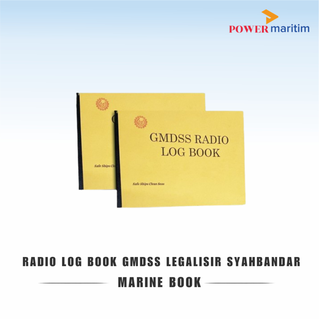 Radio Log Book GMDSS Legalisir Syahbandar Buku Harian Kapal Marine