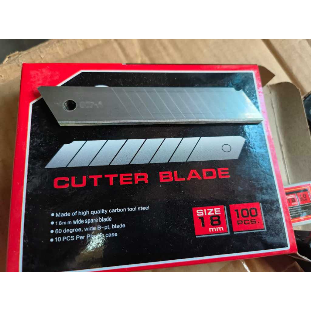 

10 PCS Refill / Isi Pisau Cutter Besar 18mm ELGLADIO