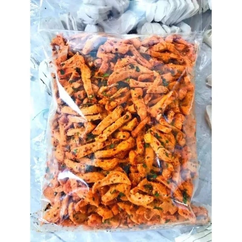 

500 gr Basreng viral l Bakso goreng pedas daun jeruk termurah