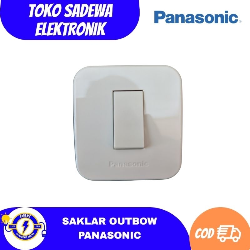SAKLAR SINGLE OUTBOW PANASONIC