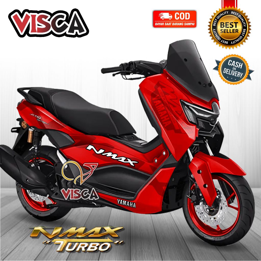Decal NMAX Turbo Full Body Stiker NMAX New 2024 Fullbody Dekal Nmax Neo Striping NMAX 2024 Terbaru V